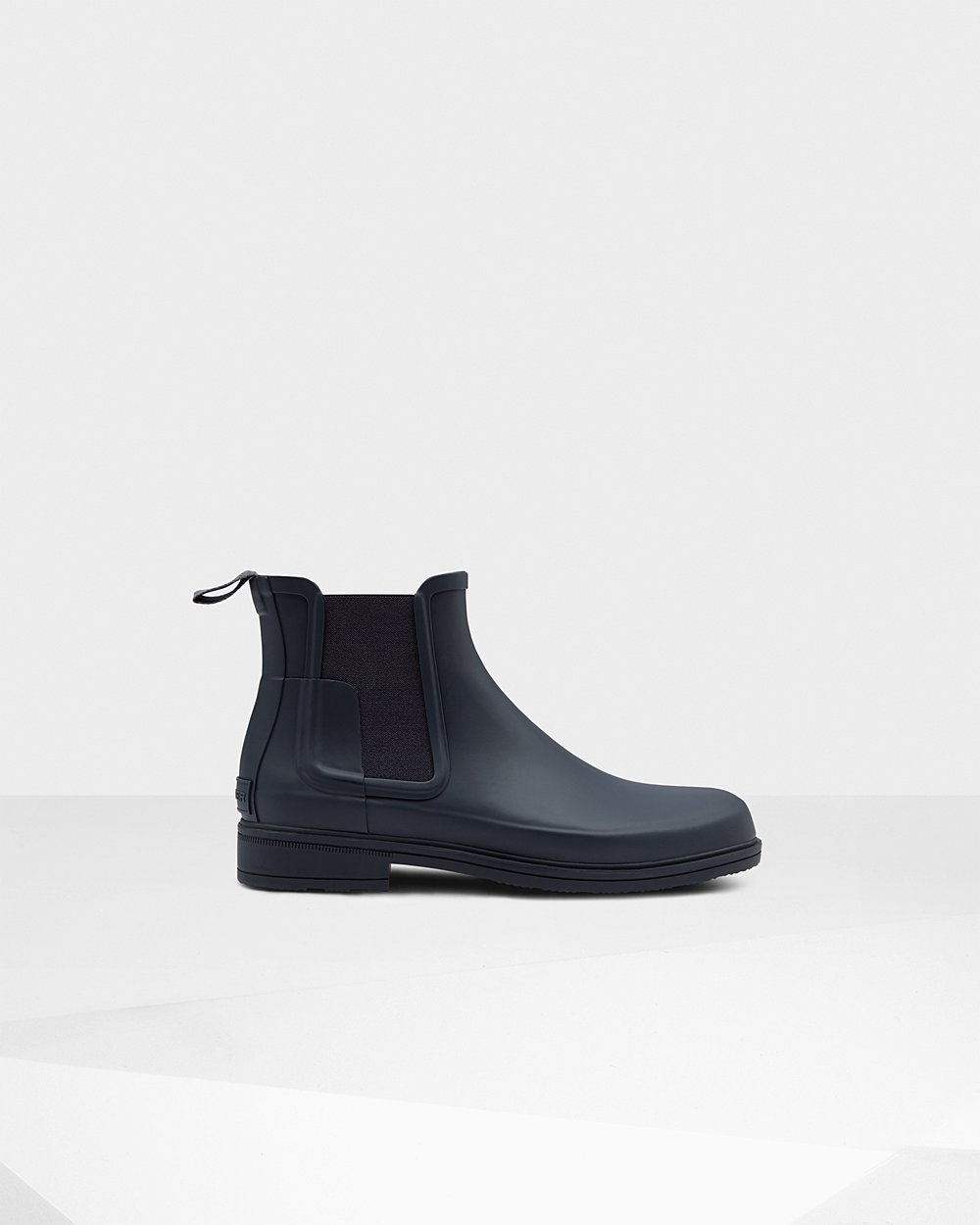 Men Hunter Refined Slim Fit | Chelsea Boots Navy | NZ-91064-IWUA